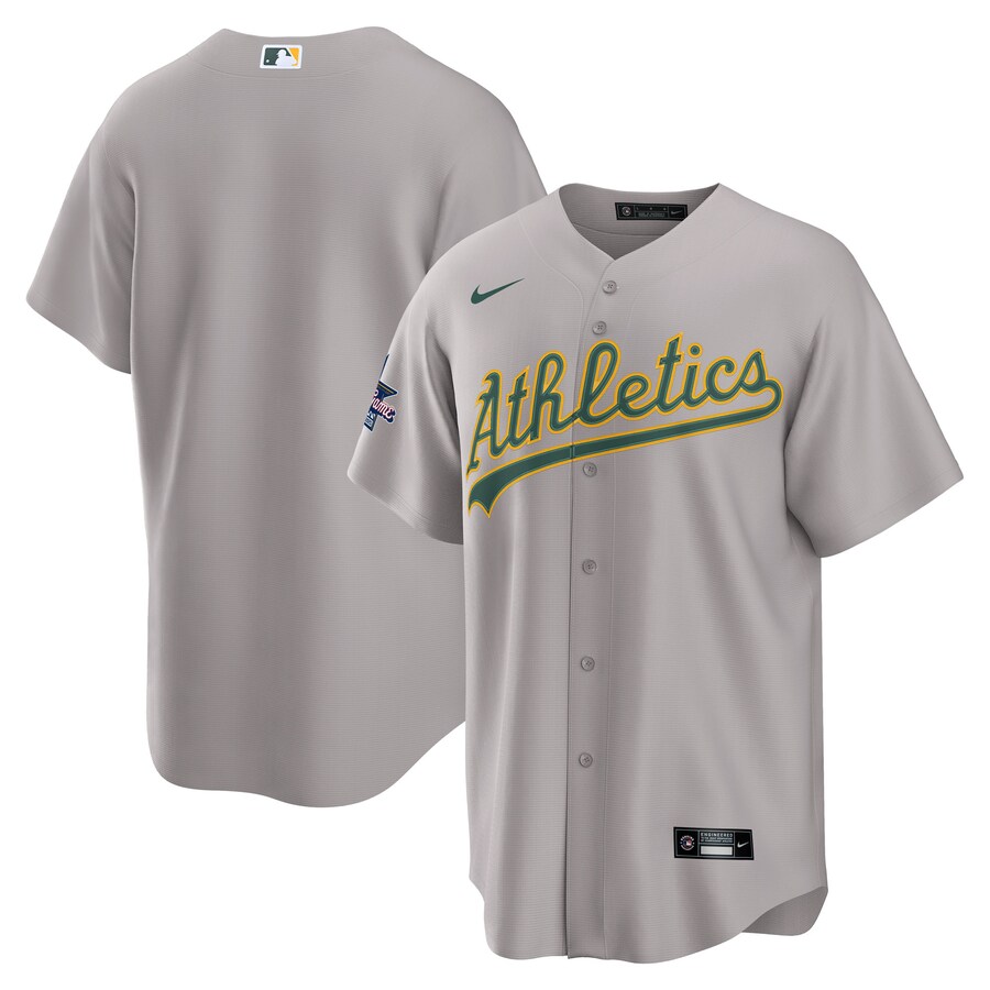 Men's Athletics Nike Gray 2025 MLB All-Star Game Jersey Away Replica Jersey - Jersey