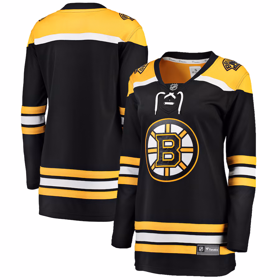 Women's Boston Bruins Fanatics Black Breakaway Home Jersey - Jersey