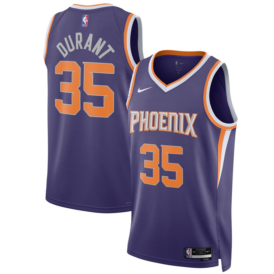 Unisex Phoenix Suns Kevin Durant Nike Purple Swingman Jersey - Icon Edition - Jersey
