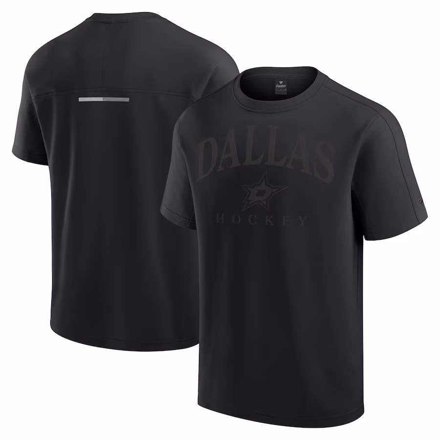 Men's Dallas Stars Fanatics Black Elements Flex Tri-Blend T-Shirt - Jersey