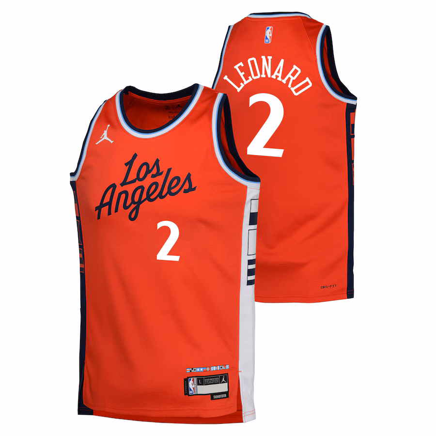 Youth LA Clippers Kawhi Leonard Jordan Brand Red Swingman Jersey - Statement Edition - Jersey