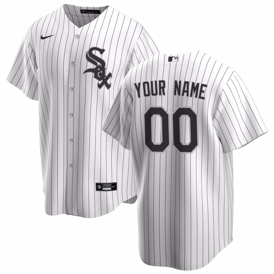 Youth Chicago White Sox Nike White Home Replica Custom Jersey - Jersey