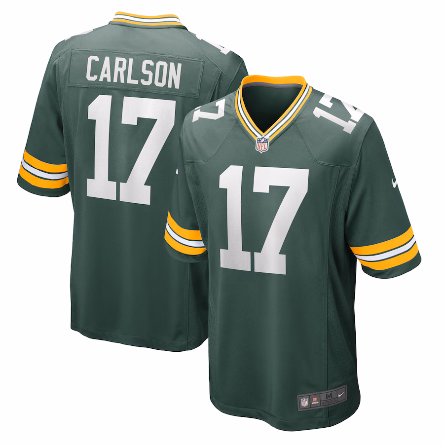 Men's Green Bay Packers Anders Carlson Nike  Green  Game Jersey - Jersey