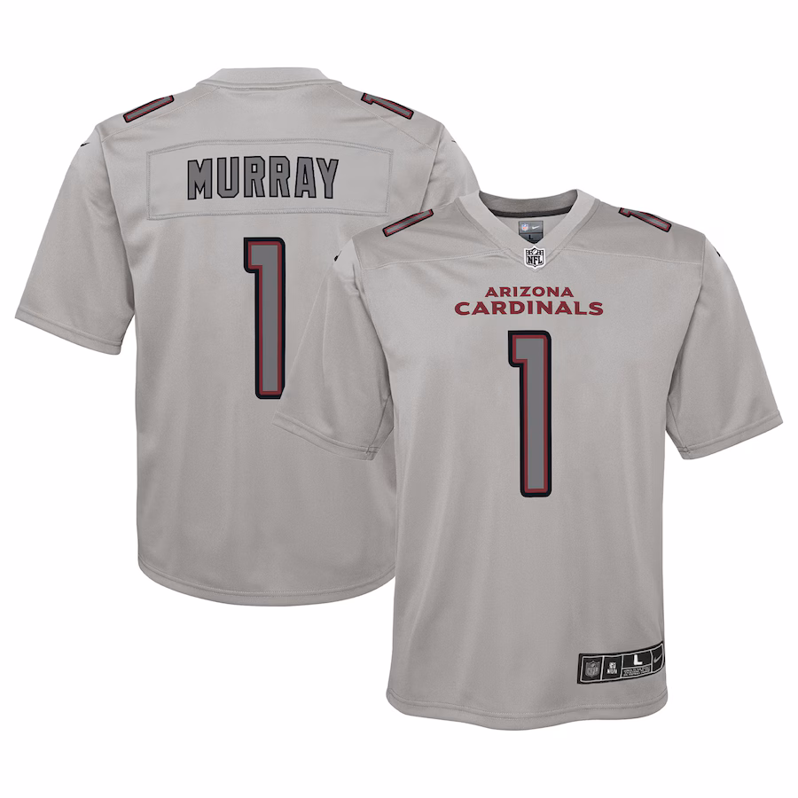 Youth Arizona Cardinals Kyler Murray Nike Gray Atmosphere Game Jersey - Jersey