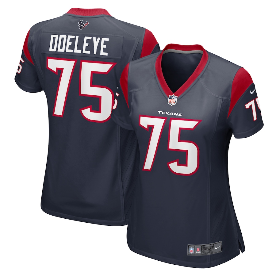 Women's Houston Texans Adedayo Odeleye Nike Navy Game Player Jersey - Jersey