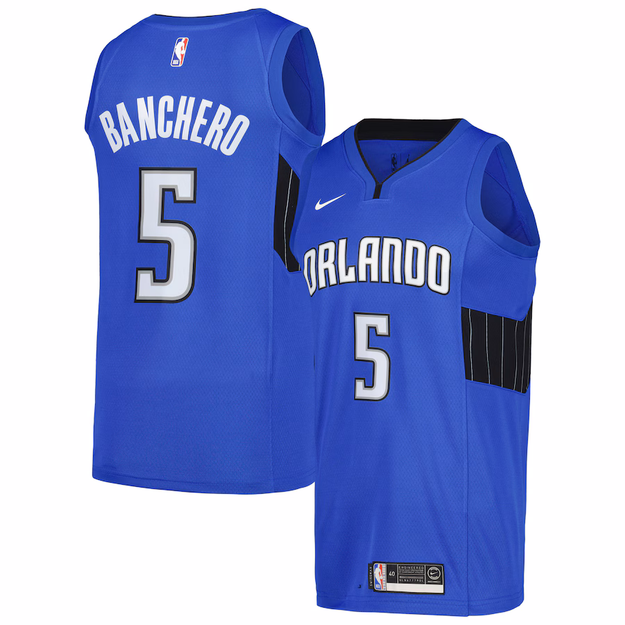 Men's Orlando Magic Paolo Banchero Nike Royal Swingman Player Jersey - Statement Edition - Jersey