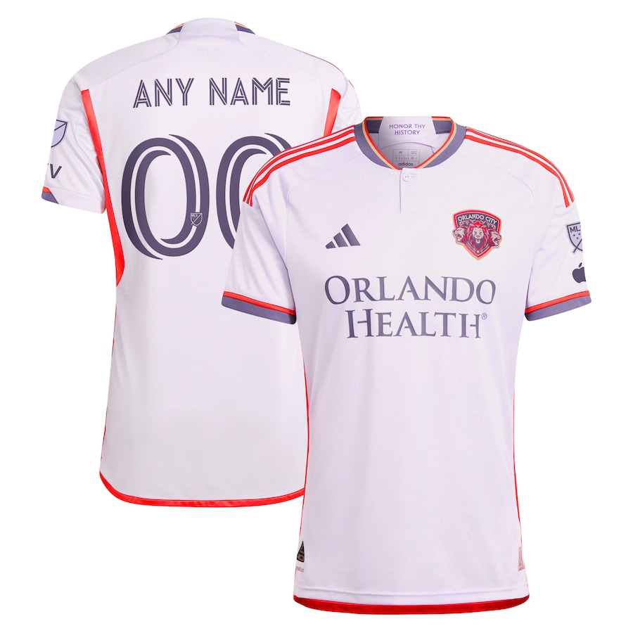 Men's Orlando City SC  adidas Purple 2024 Legacy Kit Authentic Custom Jersey - Jersey