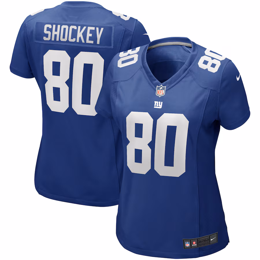Women's New York Giants Jeremy Shockey Nike Royal Game Retired Player Jersey - Jersey