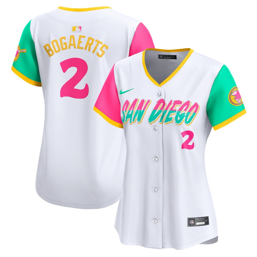 Women's San Diego Padres Xander Bogaerts Nike White City Connect Limited Player Jersey - Jersey