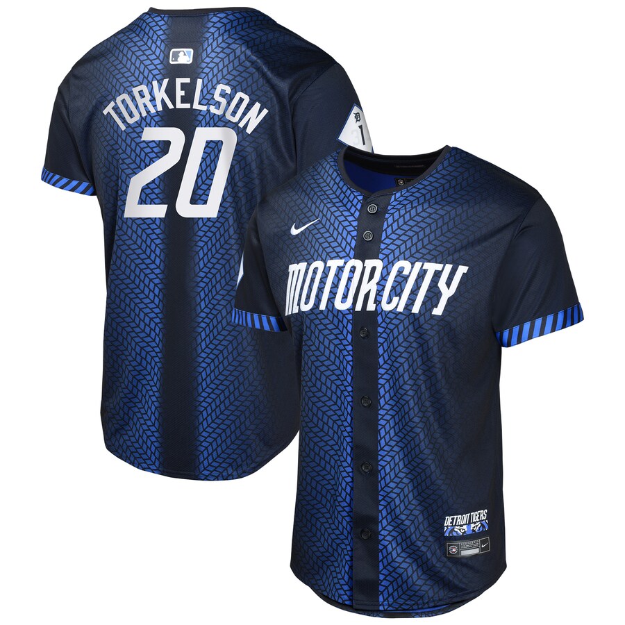 Youth Detroit Tigers Spencer Torkelson Nike Navy 2024 City Connect Limited Jersey - Jersey