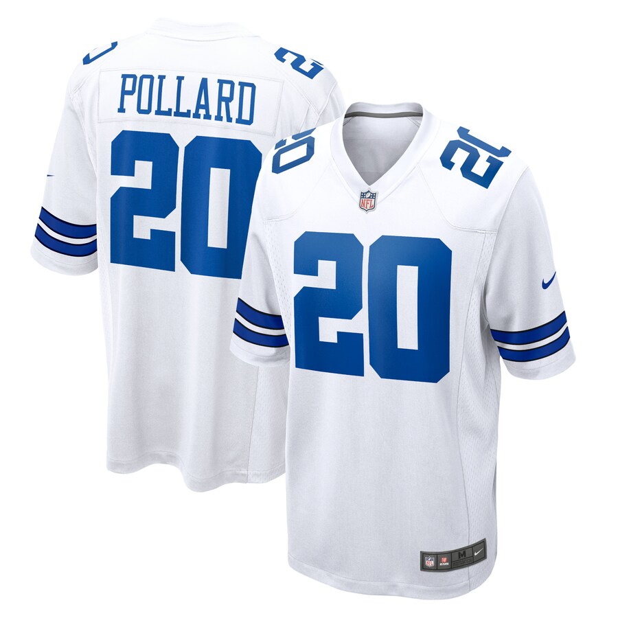 Men's Dallas Cowboys Tony Pollard Nike White Game Player Jersey - Jersey