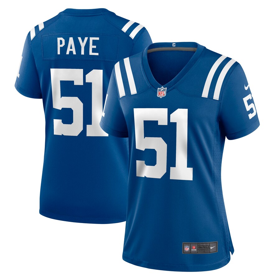 Women's Indianapolis Colts Kwity Paye Nike Royal Game Jersey - Jersey