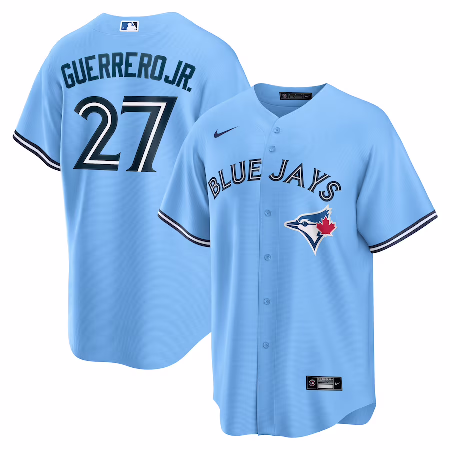 Men's Toronto Blue Jays Vladimir Guerrero Jr. Nike Powder Blue Alternate Replica Player Jersey - Jersey