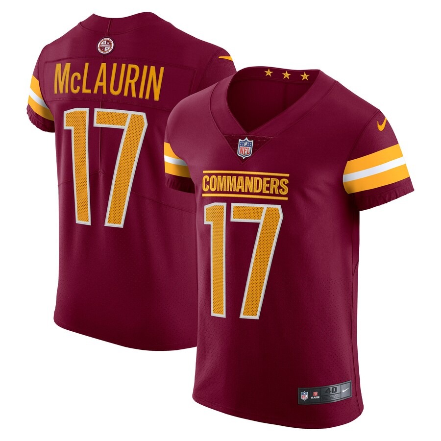Men's Washington Commanders Terry McLaurin Nike Burgundy Vapor Elite Jersey - Jersey