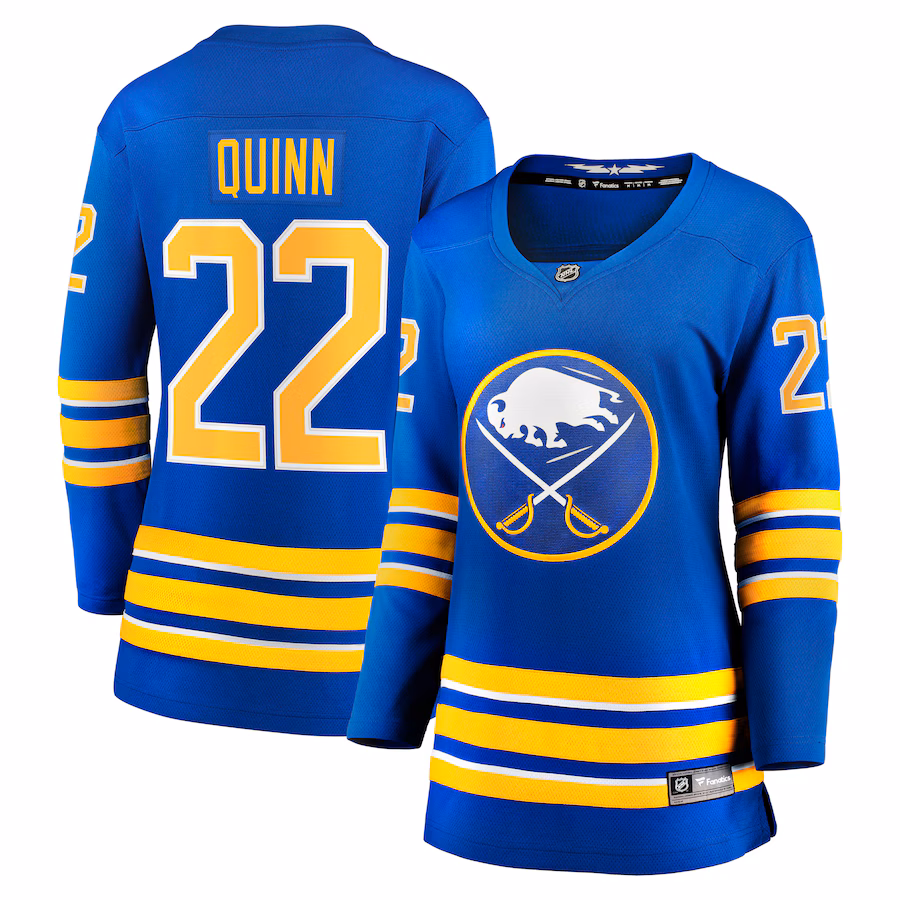 Women's Buffalo Sabres Jack Quinn Fanatics Royal Home Breakaway Player Jersey - Jersey