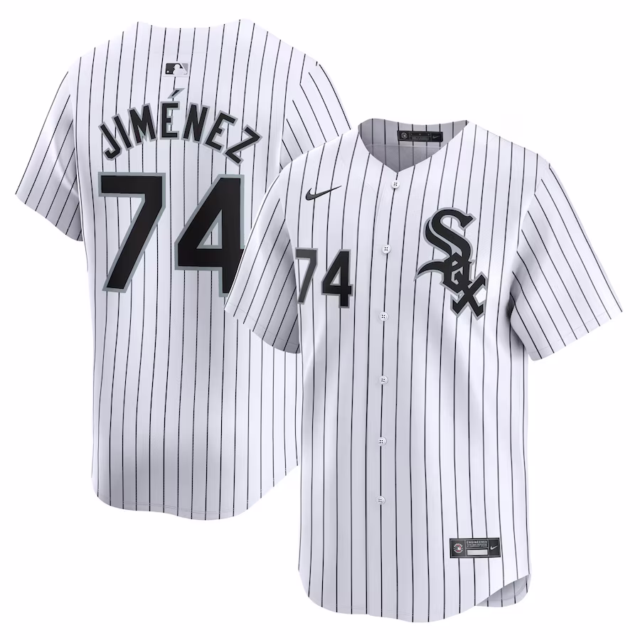 Men's Chicago White Sox Eloy Jimenez Nike White Home Limited Player Jersey - Jersey