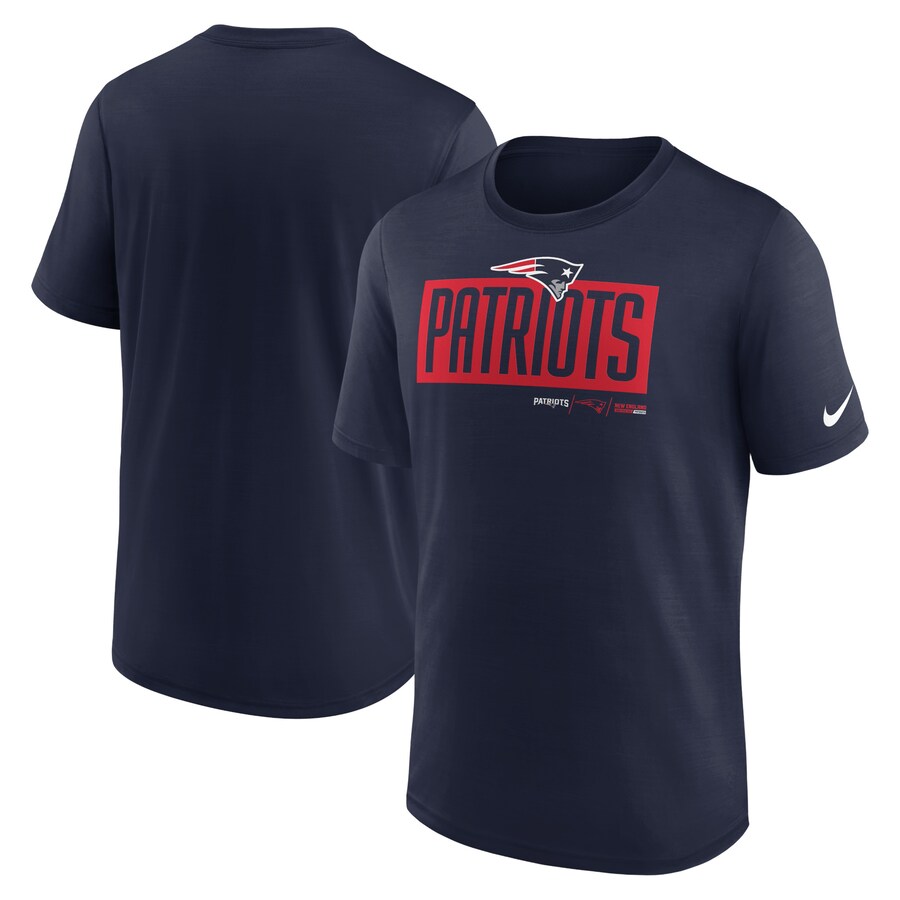 Men's New England Patriots Nike Navy Exceed Performance T-Shirt - Jersey