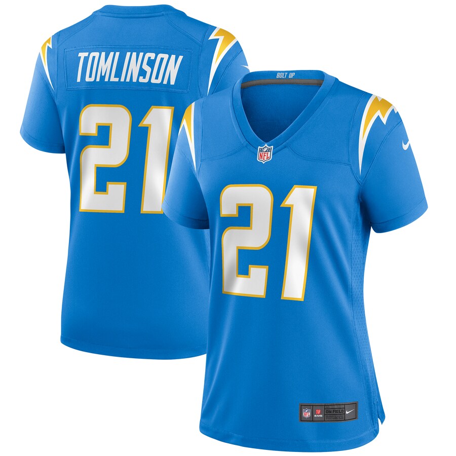 Women's Los Angeles Chargers LaDainian Tomlinson Nike Powder Blue Game Retired Player Jersey - Jersey
