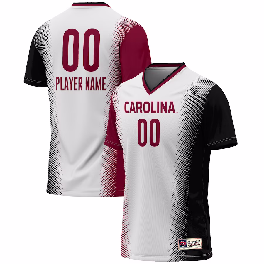 South Carolina Gamecocks GameDay Greats Youth NIL Pick-A-Player Lightweight Women's Soccer Jersey - White - Jersey