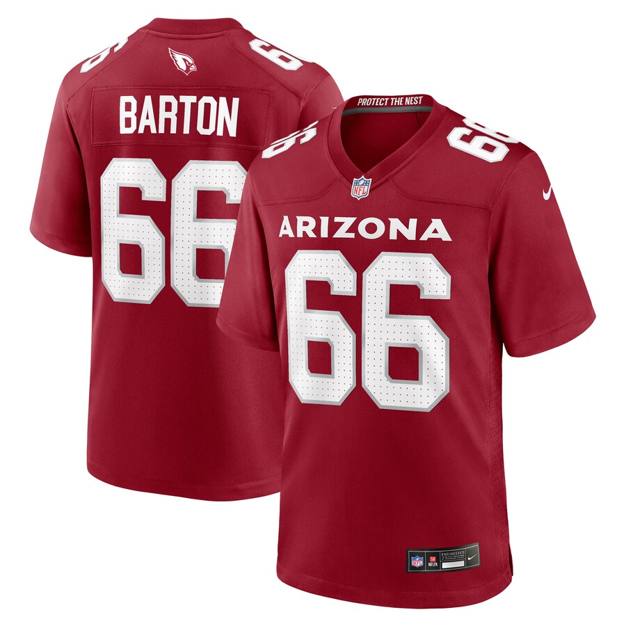 Men's Arizona Cardinals Jackson Barton Nike  Cardinal Team Game Jersey - Jersey