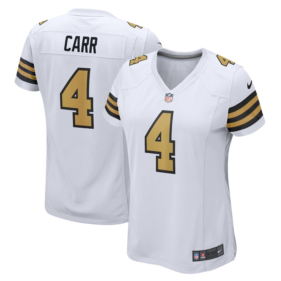 Women's New Orleans Saints Derek Carr Nike  White Alternate Game Jersey - Jersey