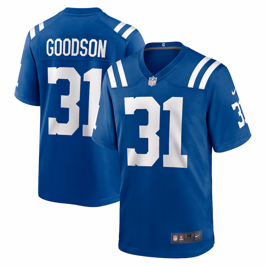 Men's Indianapolis Colts Tyler Goodson Nike Royal Game Jersey - Jersey