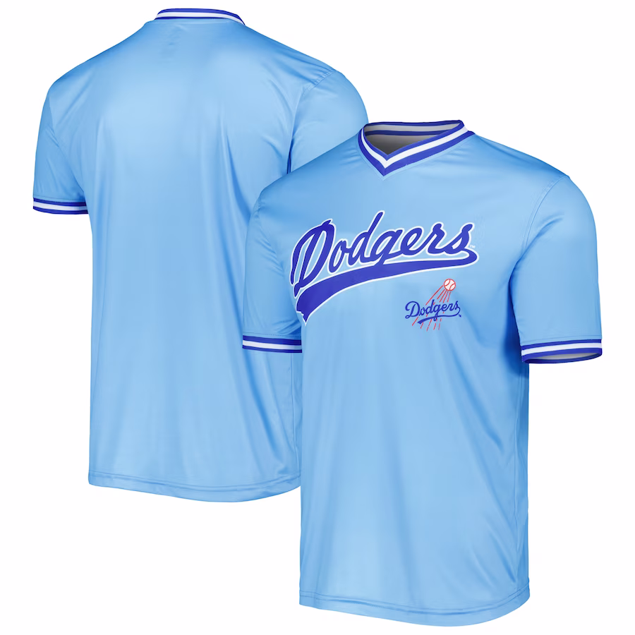 Men's Los Angeles Dodgers Stitches Light Blue Cooperstown Collection Team Jersey - Jersey