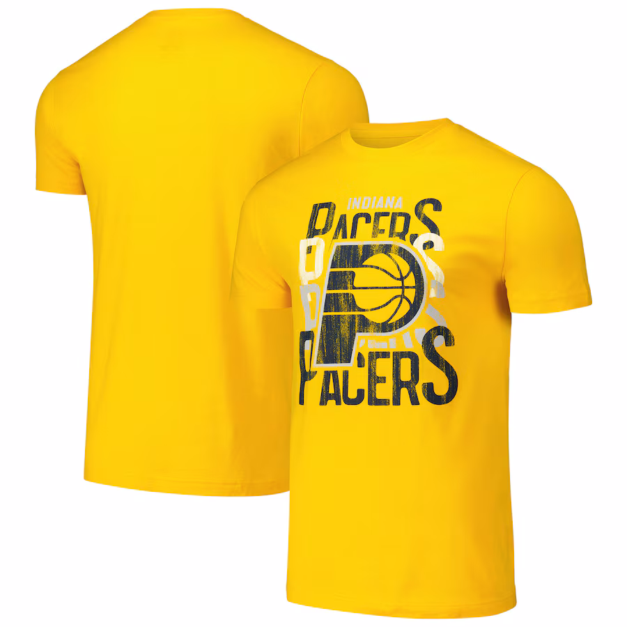 Unisex Indiana Pacers Stadium Essentials Gold Dedication T-Shirt - Jersey