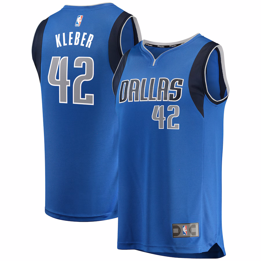 Men's Dallas Mavericks Maxi Kleber Fanatics Blue Fast Break Replica Team Color Player Jersey - Icon Edition - Jersey