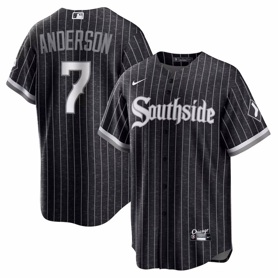 Men's Chicago White Sox Tim Anderson Nike Black City Connect Replica Player Jersey - Jersey