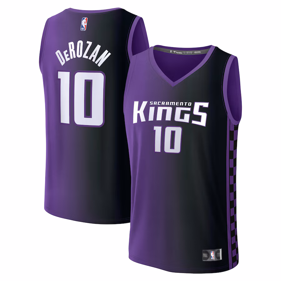 Youth Sacramento Kings DeMar DeRozan Fanatics Purple Fast Break Replica Player Jersey - Statement Edition - Jersey