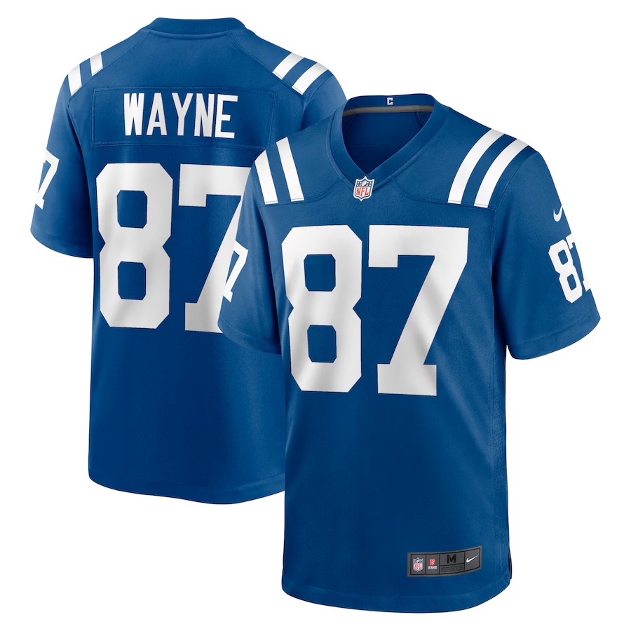 Men's Indianapolis Colts Reggie Wayne Nike Royal Retired Player Game Jersey - Jersey