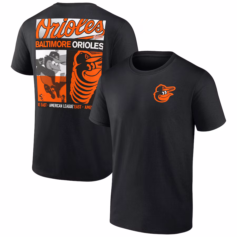 Men's Baltimore Orioles Black In Good Graces T-Shirt - Jersey