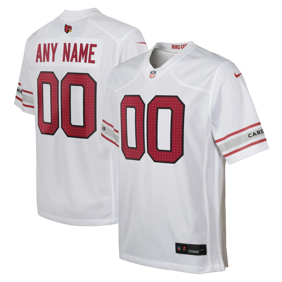Youth Arizona Cardinals  Nike White Custom Game Jersey - Jersey