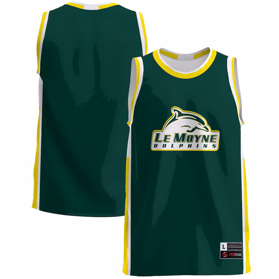 Le Moyne Dolphins GameDay Greats  Lightweight Basketball Jersey - Green - Jersey