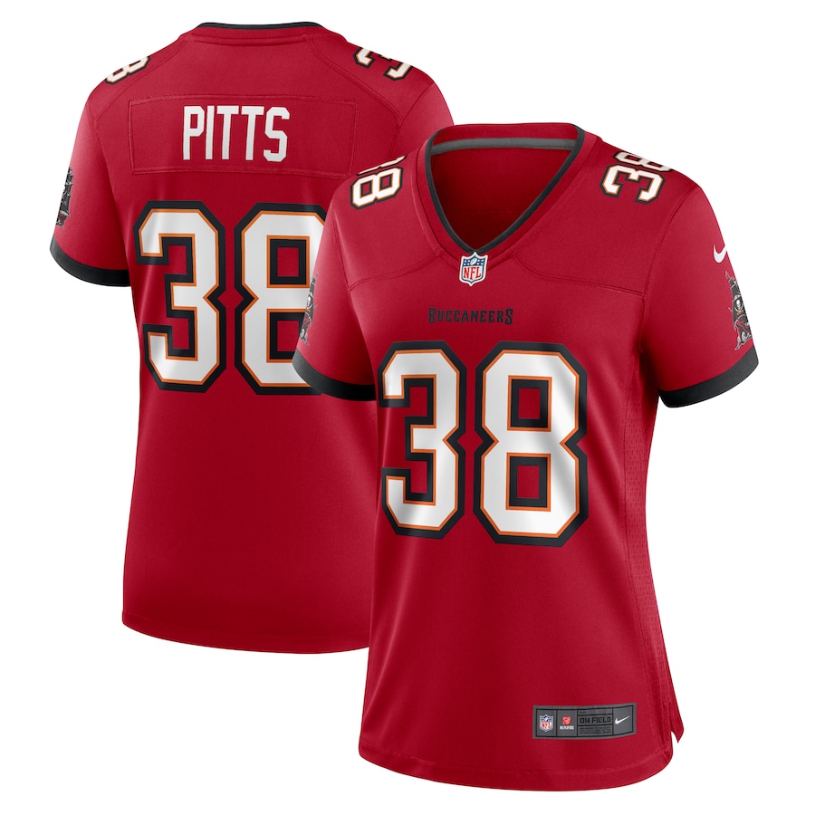 Women's Tampa Bay Buccaneers Derrek Pitts Nike  Red  Game Jersey - Jersey
