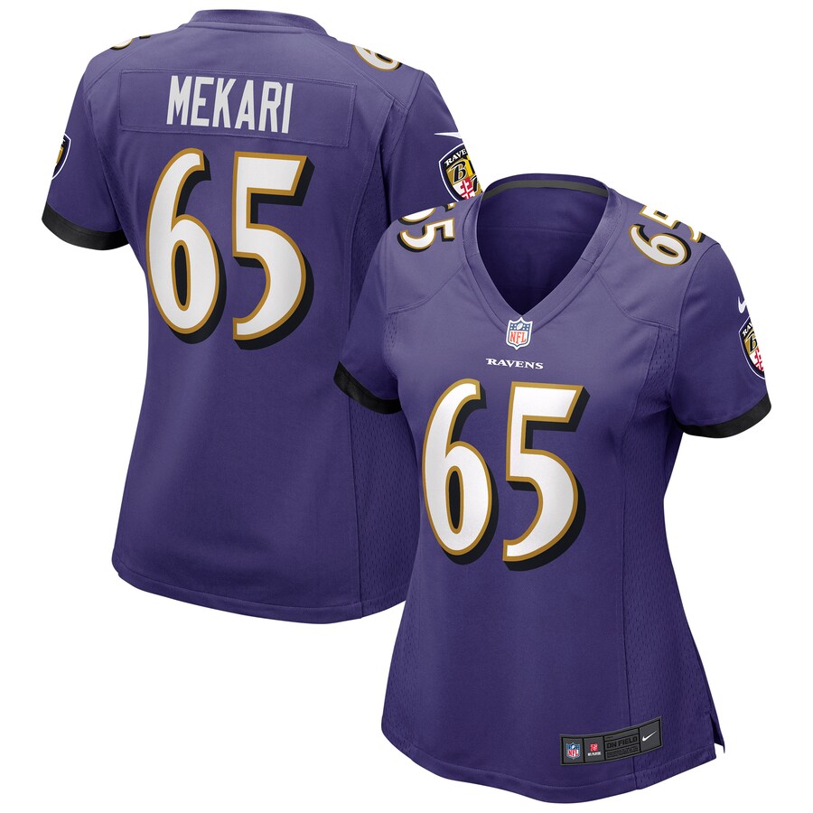 Women's Baltimore Ravens Patrick Mekari Nike Purple Game Jersey - Jersey