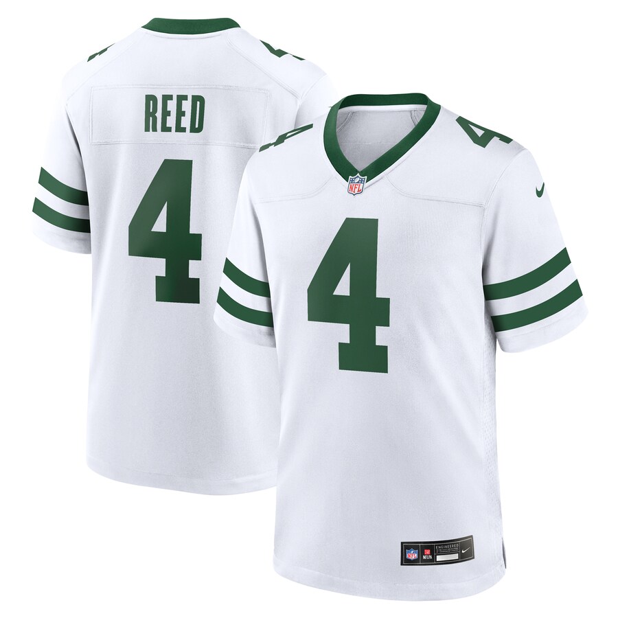 Men's New York Jets D.J. Reed Nike White Legacy Player Game Jersey - Jersey