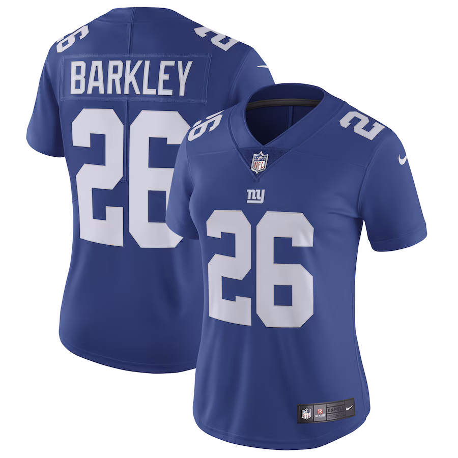 Women's New York Giants Saquon Barkley Nike Royal Vapor Untouchable Limited Jersey - Jersey