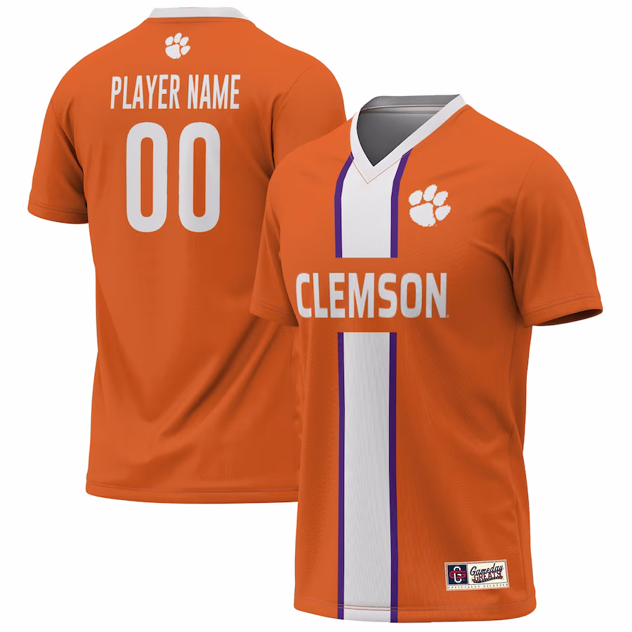 Clemson Tigers GameDay Greats Unisex Pick-A-Player NIL Lightweight Soccer Jersey - Orange - Jersey