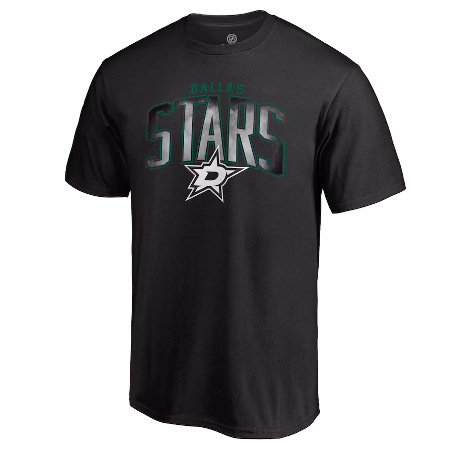 Men's Dallas Stars Black Arch Smoke T-Shirt - Jersey