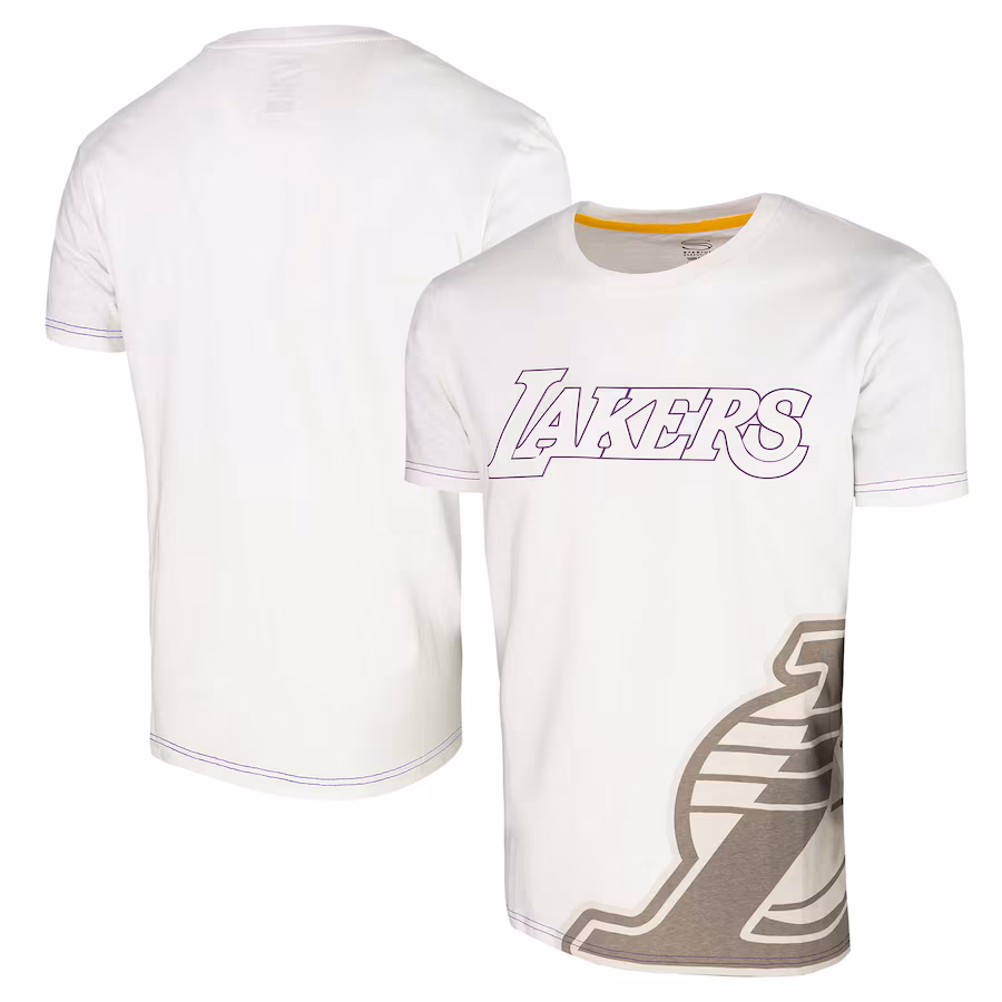 Unisex Los Angeles Lakers Stadium Essentials White Scoreboard T-Shirt - Jersey