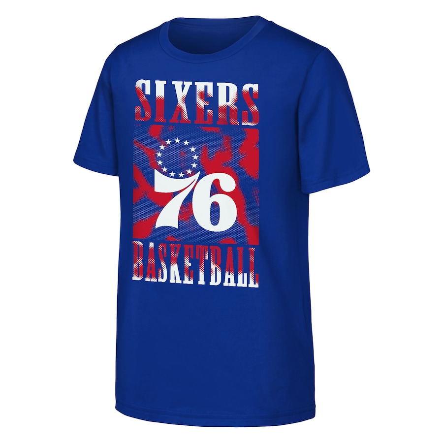 Youth Philadelphia 76ers  Royal Garage Hero T-Shirt - Jersey