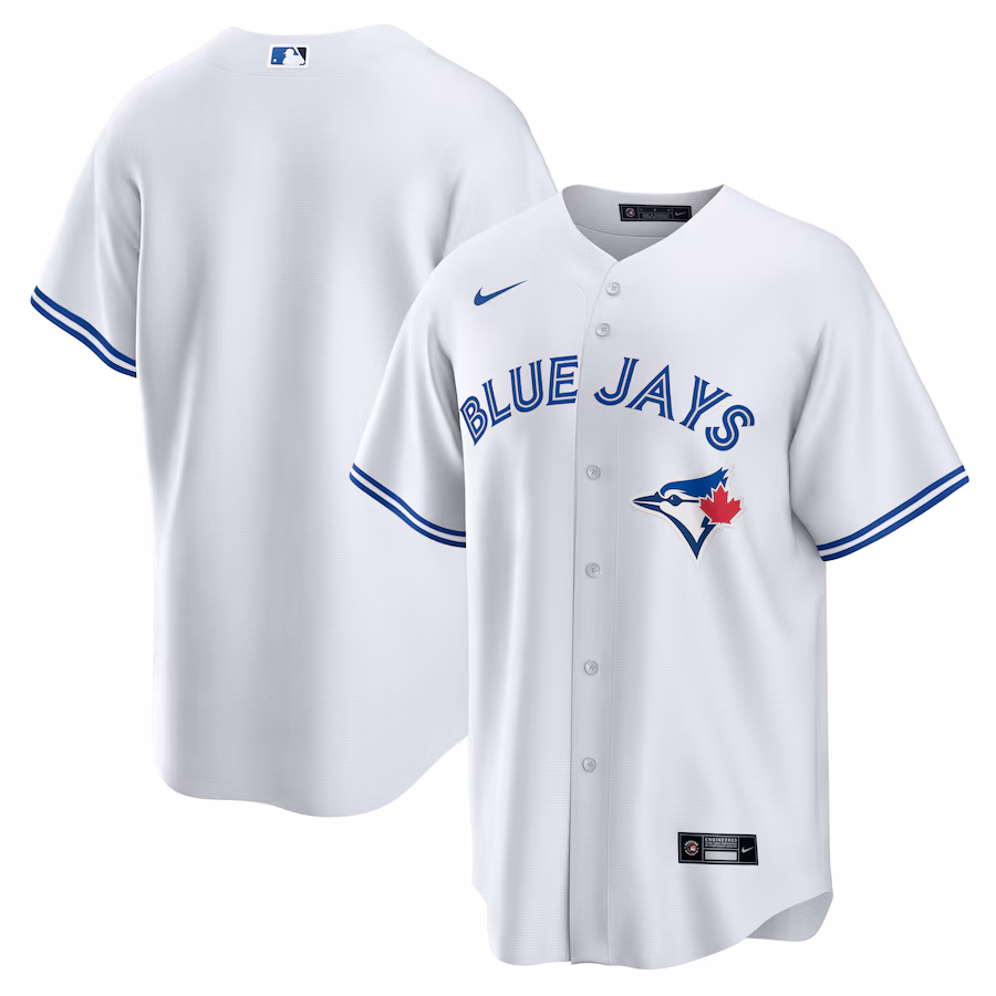 Men's Toronto Blue Jays Nike White Home Replica Team Jersey - Jersey