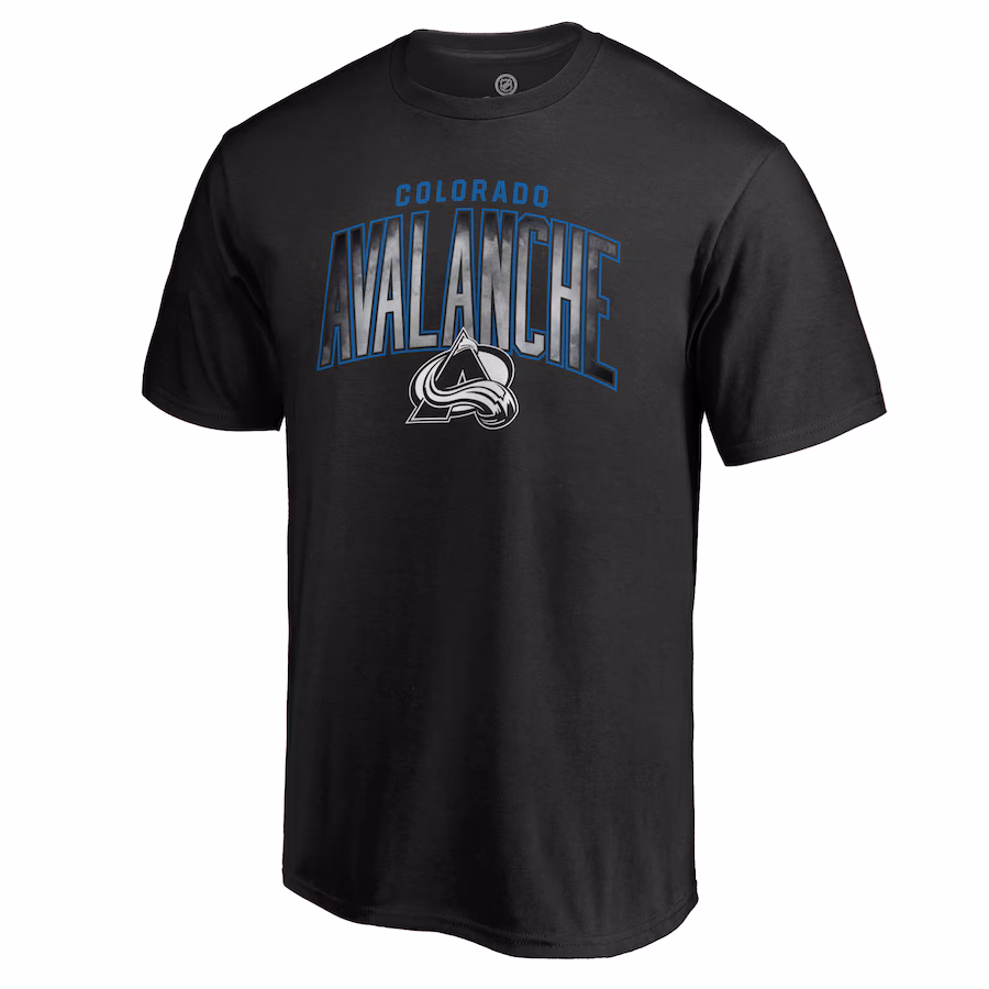 Men's Colorado Avalanche Black Arch Smoke T-Shirt - Jersey