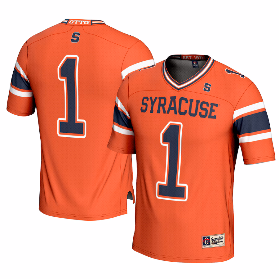 Men's GameDay Greats #1 Orange Syracuse Orange Football Jersey - Jersey