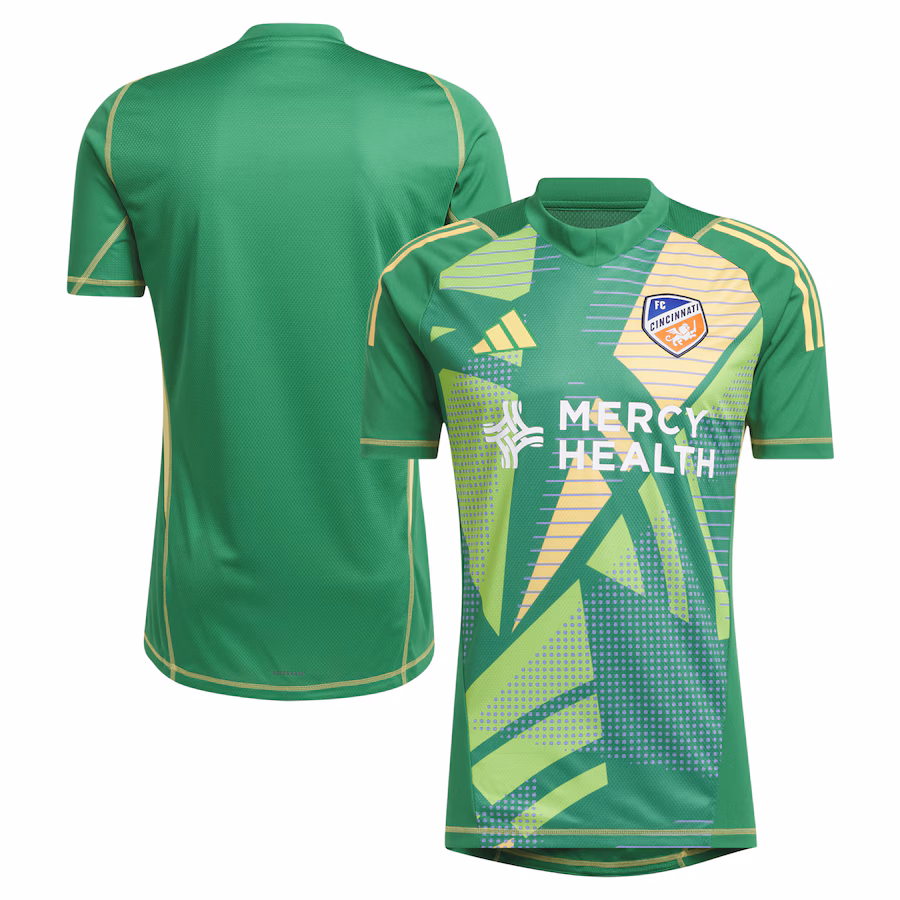 Men's FC Cincinnati adidas Green 2024 Goalkeeper Jersey - Jersey