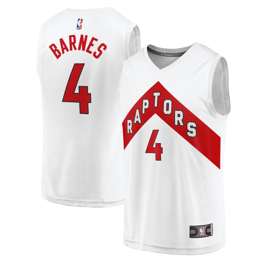 Youth Toronto Raptors Scottie Barnes Fanatics White Fast Break Player Jersey - Association Edition - Jersey