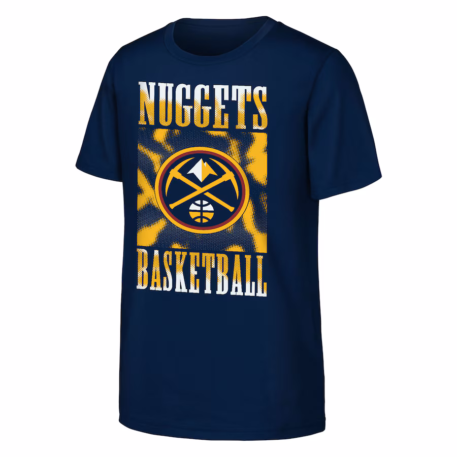 Youth Denver Nuggets  Navy Garage Hero T-Shirt - Jersey