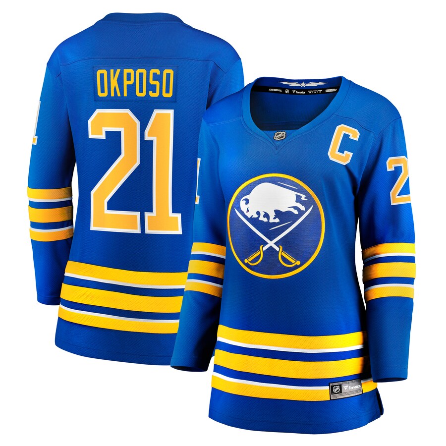 Women's Buffalo Sabres Kyle Okposo Fanatics Branded Royal Home Breakaway Player Jersey - Jersey